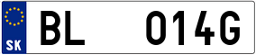 Truck License Plate